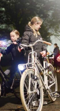 Free publicity rondom acties fietsverlichting Univé